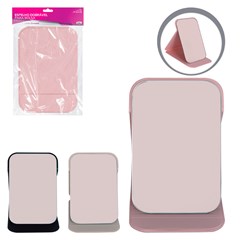 Espelho dobravel  para bolsa c/suporte 14x20,5cm    cx:048