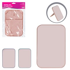 Espelho dobravel c/suporte  13x19cm              cx:060