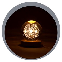 Luminaria globo de vidro 8cm                 cx:024