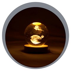 Luminaria globo de vidro 8cm                 cx:024