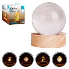 Luminaria globo de vidro 8cm                 cx:024