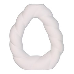 Vaso ceramica trancado 4x13,5x16,5cm            cx:036