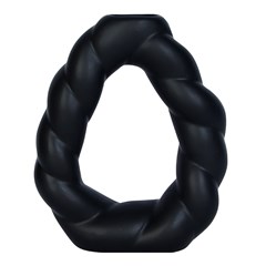 Vaso ceramica trancado 4x13,5x16,5cm            cx:036