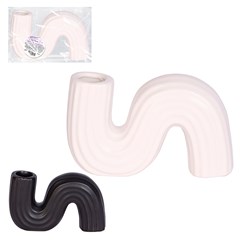 Vaso ceramica 3x12,5x7cm                      cx:036