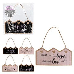 Placa dizeres 24x12cm                        cx:096