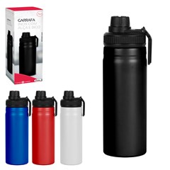 Garrafa inox  c/alca e bico 500ml            cx:024