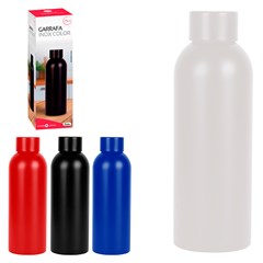 Garrafa inox color 750ml                  cx:024