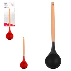 Concha silic cabo madeira 31cm               cx:048