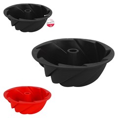 Forma red c/furo silicone 24x8cm             cx:048
