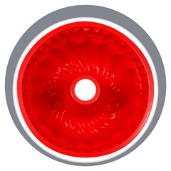 Forma red c/furo silicone 24x10cm            cx:048