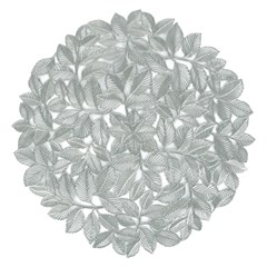 Descanso de prato folhas 38cm                cx:120