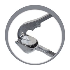 Espremedor de alho inox 16cm                cx:120