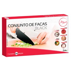 Cj faca 6pcs black                           cx:024