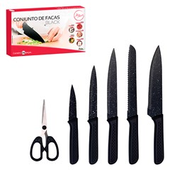 Cj faca 6pcs black                           cx:024