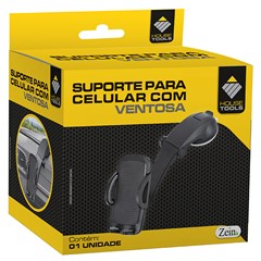 Suporte para celular c/ventosa de carro      cx:048