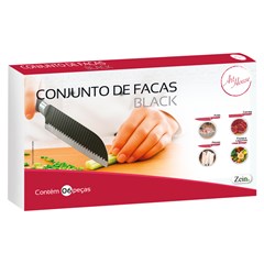 Cj faca 6pcs black                           cx:024