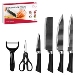 Cj faca 6pcs black                           cx:024