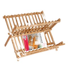 Escorredor de louca bambu 24x34x34cm          cx:012