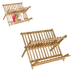 Escorredor de louca bambu 24x34x34cm          cx:012