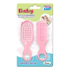 Kit cuidados p/bebe escova e pente           cx:120