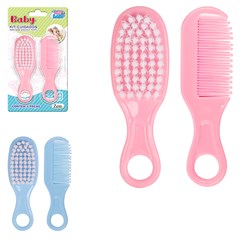 Kit cuidados p/bebe escova e pente           cx:120