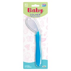 Colher p/bebe silicone                       cx:144