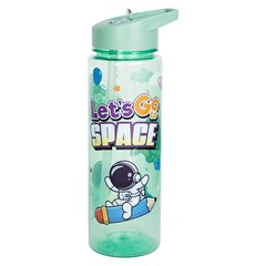 Garrafa plast c/canudo 740ml               cx:036