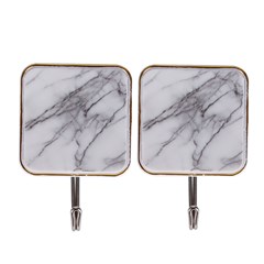 Gancho ades marmorizado 2pcs                 cx:144