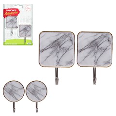 Gancho ades marmorizado 2pcs                 cx:144