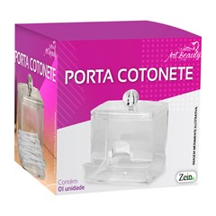 Porta contonete acrilico com tampa 8,5x7cm   cx:060