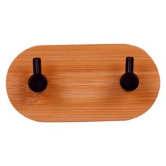 Cabideiro wood 2 ganchos                     cx:072
