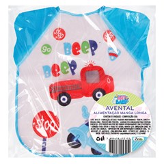 Avental de alimentacao manga longa infantil  cx:120