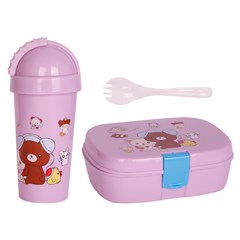 Kit lancheira  infantil 3pcs                 cx:024