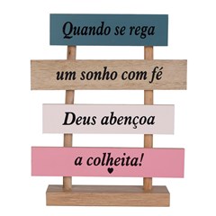 Placa dizeres 5x20x25cm                     cx:024