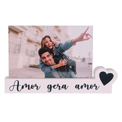 Porta retrato com letreiro 2,5x20x12cm            cx:072