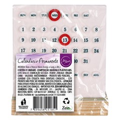 Calendario permanente decorativo  4x14x16cm     cx:060