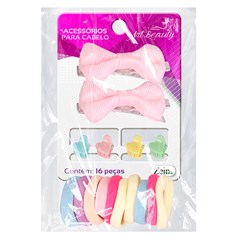 Acessorios p/cabelo presilha 16pcs           cx:240