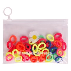 Acessorios p/cabelo elastico fino color 50pc cx:048