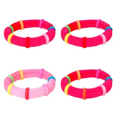 Acessorios p/cabelo elastico listras color 4 cx:072