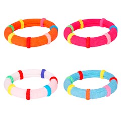 Acessorios p/cabelo elastico listras color 4 cx:072