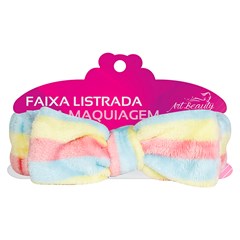 Faixa p/maquiagem listrada 19x5,5cm             cx:120