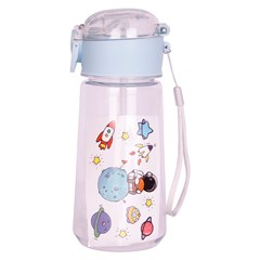 Garrafa infantil c/adesivos  350ml         cx:036