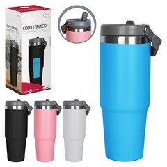 Copo term c/canudo e alca 840ml              cx:012