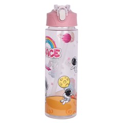 Garrafa plast c/canudo 650ml            cx:036