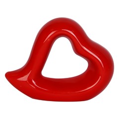 Enfeite decorativo coracao 3,5x9,5x7,5cm            cx:120