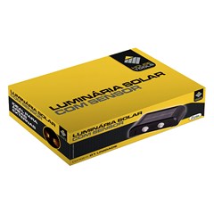 Luminaria solar led c/sensor 2x9x5cm        cx:096