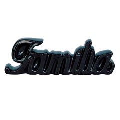 Letreiro ceramica familia 3,5x20,5x6,5cm        cx:048
