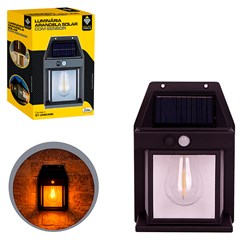 Luminaria  arandela solar c/sensor           cx:036