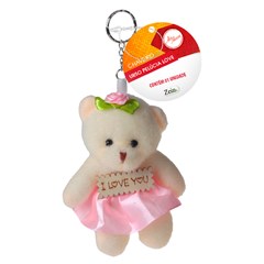 Chaveiro pelucua urso love 19cm              cx:240