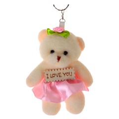 Chaveiro pelucua urso love 19cm              cx:240